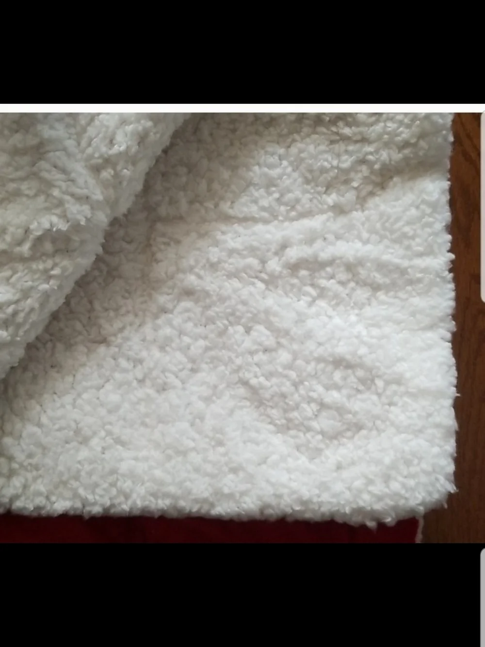 NEW! Woolrich Red and White Reversible Sherpa Throw Blanket NWT